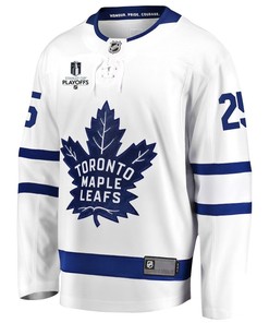Conor Timmins 25 Toronto Maple Leafs Stanley Cup 2023 Playoffs Patch Away Breakaway Men Jersey - White - Robokeg