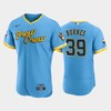 Corbin Burnes 39 2022-23 City Connect Milwaukee Brewers Jersey - Powder Blue - Robokeg