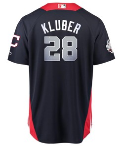 Corey Kluber American League Majestic 2018 Mlb All-star Game Home Run Derby Player Jersey - Navy - Robokeg