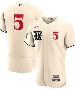 Corey Seager 5 Texas Rangers 2023 City Connect Player Elite Jersey - Cream - Robokeg