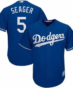 Corey Seager Los Angeles Dodgers Fashion Official Cool Base Player Jersey - Royal - Robokeg