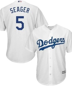 Corey Seager Los Angeles Dodgers Official Cool Base Player Jersey - White - Robokeg