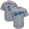 Corey Seager Los Angeles Dodgers Road Official Cool Base Player Jersey - Gray - Robokeg