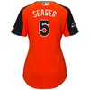 Corey Seager National League Majestic Womens 2017 Mlb All-star Game Home Run Derby Jersey - Orange - Robokeg