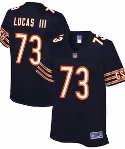 Cornelius Lucas Chicago Bears Nfl Pro Line Womens Team Color Player Jersey - Navy - Robokeg