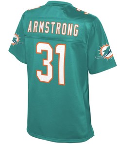 Cornell Armstrong Miami Dolphins Nfl Pro Line Womens Player Jersey - Aqua - Robokeg