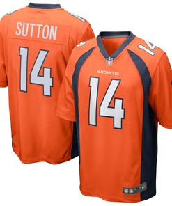 Courtland Sutton Denver Broncos Game Jersey - Orange Nfl - Robokeg