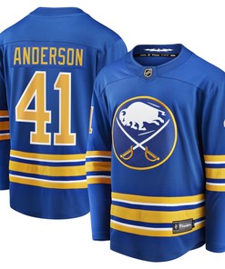Craig Anderson Buffalo Sabres Fanatics Branded Home Breakaway Player Jersey - Royal Nhl - Robokeg