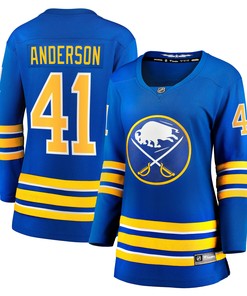Craig Anderson Buffalo Sabres Fanatics Branded Womens Home Breakaway Player Jersey - Royal Nhl - Robokeg
