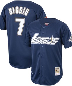 Craig Biggio Houston Astros Mitchell & Ness Cooperstown Collection 1994 Authentic Jersey - Navy Mlb - Robokeg