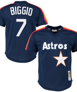 Craig Biggio Houston Astros Mitchell & Ness Cooperstown Mesh Batting Practice Jersey - Navy Mlb - Robokeg