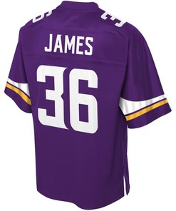 Craig James Minnesota Vikings Nfl Pro Line Player Jersey - Purple - Robokeg