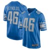 Craig Reynolds Detroit Lions Game Player Jersey - Blue Nfl - Robokeg