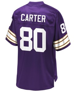 Cris Carter Minnesota Vikings Nfl Pro Line Retired Team Player Jersey - Purple - Robokeg