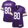 Cris Carter Minnesota Vikings Nfl Pro Line Womens Retired Player Jersey - Purple - Robokeg