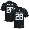 Curtis Martin New York Jets Retired Player Game Jersey Stealth Black Nfl - Robokeg