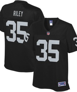 Curtis Riley Las Vegas Raiders Nfl Pro Line Womens Team Player Jersey - Black - Robokeg