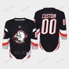Custom 00 Buffalo Sabres 2022-23 Goathead Third Player Youth Jersey Black - Robokeg