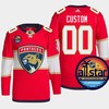Custom 00 Florida Panthers Red Jersey 2023 NHL All-Star - Robokeg
