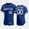 Custom 00 Kansas City Royals 2022-23 Blue Men's Jersey - Robokeg