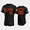 Custom 00 Little League Classic 2022-23 Baltimore Orioles Black Alternate Jersey - Robokeg