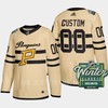 Custom 00 Pittsburgh Penguins 2023 Winter Classic Cream Jersey - Robokeg