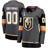 Custom 00 Vegas Golden Knights Women's 2023 Stanley Cup Final Alternate Breakaway Jersey - Black - Robokeg
