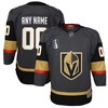 Custom 00 Vegas Golden Knights Youth 2023 Stanley Cup Final Alternate Jersey - Black - Robokeg