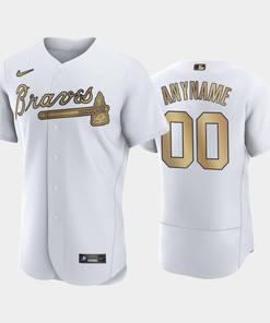 Custom 2022-23 All-Star Game Atlanta Braves Jersey White Jersey - Robokeg