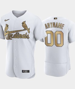 Custom 2022-23 All-Star Game St. Louis Cardinals White Jersey - Robokeg