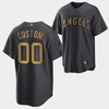 Custom 2022-23 All-Star Los Angeles Angels Charcoal 00 Jersey - Robokeg