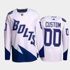 Custom Lightning 2022 Stadium Series White Primegreen Jersey, Men Jersey - Robokeg