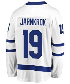 DCalle Jarnkrok 19 Toronto Maple Leafs Stanley Cup 2023 Playoffs Patch Away Breakaway Men Jersey - White - Robokeg
