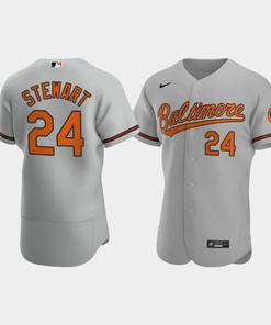 DJ Stewart 24 Baltimore Orioles Gray Road Jersey - Robokeg