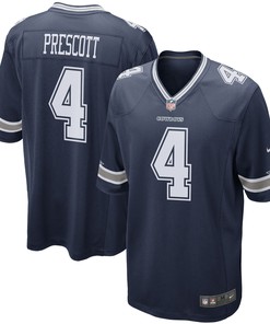 Dak Prescott Dallas Cowboys Game Team Jersey Navy Nfl - Robokeg
