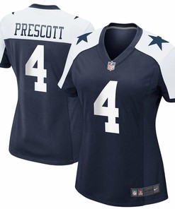 Dak Prescott Dallas Cowboys Nike Womens Alternate Game Jersey - Navy - Robokeg