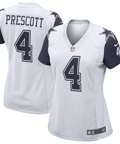 Dak Prescott Dallas Cowboys Womens Alternate Game Jersey - White Nfl - Robokeg
