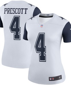 Dak Prescott Dallas Cowboys Womens Color Rush Legend Player Jersey - White Nfl - Robokeg