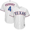 Dak Prescott Texas Rangers Majestic Nfl X Mlb Crossover Cool Base Player Jersey White 2019 - Robokeg