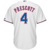 Dak Prescott Texas Rangers Majestic Nfl X Mlb Crossover Cool Base Player Jersey - White - Robokeg
