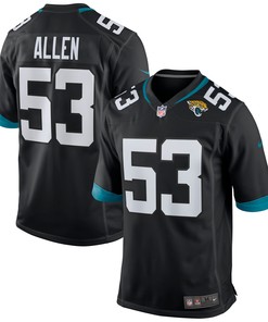 Dakota Allen Jacksonville Jaguars Game Jersey - Black Nfl - Robokeg
