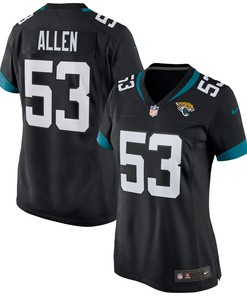 Dakota Allen Jacksonville Jaguars Womens Game Jersey - Black Nfl - Robokeg