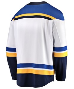 Dalibor Dvorsky #51 St. Louis Blues 2023 NHL Draft Away Men Jersey - White - Robokeg
