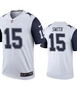 Dallas Cowboys #15 Devin Smith White Color Rush Legend Jersey - Mens - Robokeg