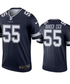Dallas Cowboys #55 Leighton Vander Esch Navy Legend Jersey - Men - Robokeg