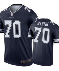 Dallas Cowboys #70 Zack Martin Nike Color Rush Navy Jersey - Robokeg