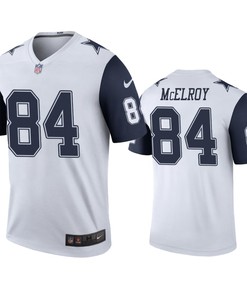 Dallas Cowboys #84 Codey Mcelroy White Color Rush Legend Jersey - Mens - Robokeg