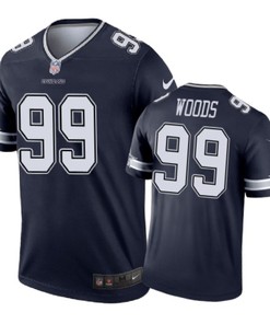 Dallas Cowboys #99 Antwaun Woods Nike Color Rush Navy Jersey - Robokeg