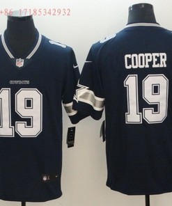 Dallas Cowboys Amari Cooper #19 2020 Nfl Black Jersey Jersey - Robokeg