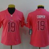 Dallas Cowboys Amari Cooper #19 Nfl 2020 Pink Womens Jersey - Robokeg